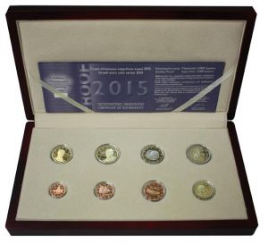 GREECE 2015 - EURO COIN SET - PROOF